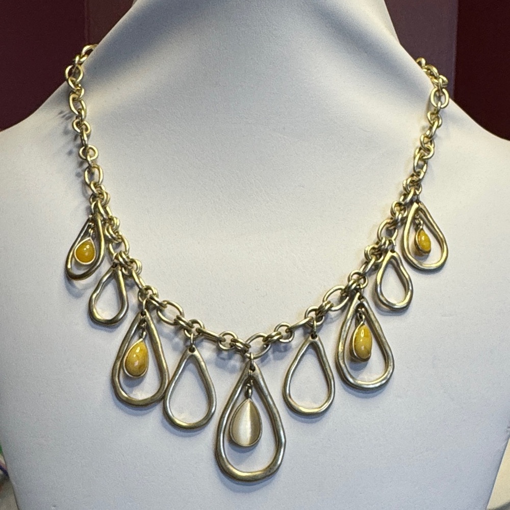 Vintage Liz Claiborne Teardrop Necklace